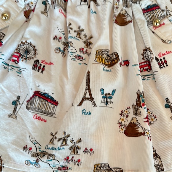 Gymboree Skirt! Hard to find! Prettiest print of scences from around the world. - Picture 2 of 8